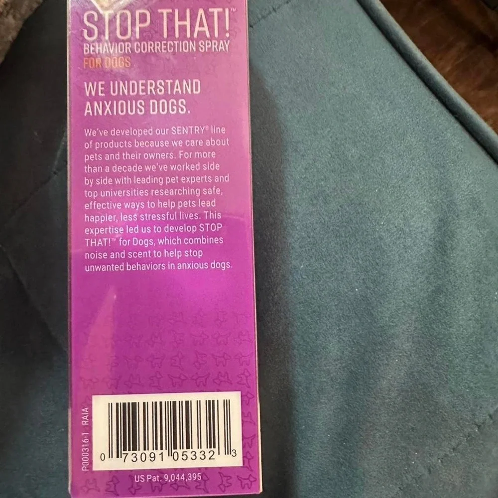 SENTRY Stop That! Behavior Correction Spray for Dogs Good Dog Training Aid New